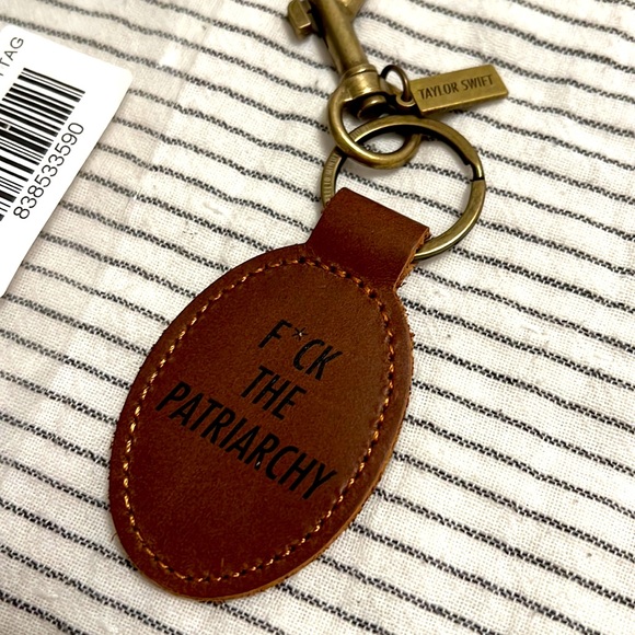 Taylor Swift All Too Well F*ck the Patriarchy Keychain - Picture 1 of 3
